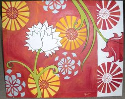 Bright Flower Painting